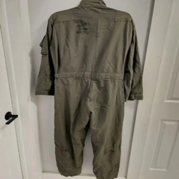 USAF Coveralls Flyers Fire Resistant Summer Men 40 Regular  Sage Green CWU-27/P - Picture 9 of 16